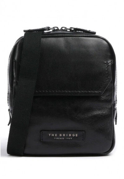 The Bridge Williamsburg Crossbody - 05140301 Schwarz/Palladium/Ruthenium