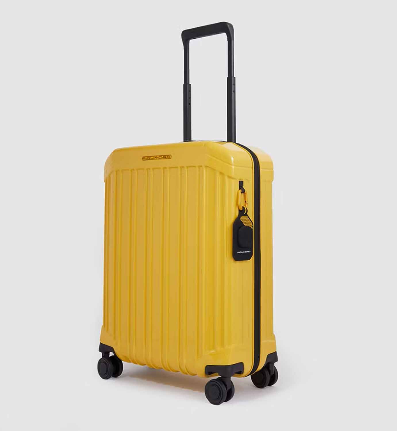 Piquadro PQ-Light Handgepäck Koffer 4-Rollen, glänzend Gelb