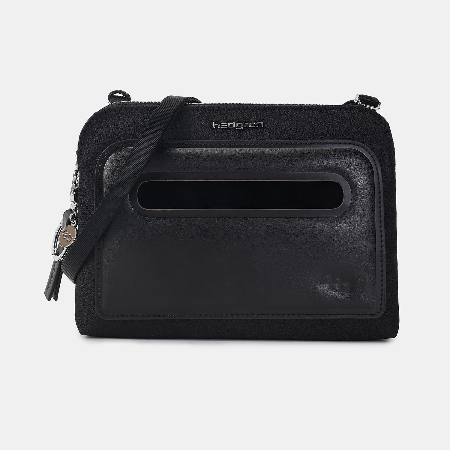 Hedgren Fika Doppio Doppelter Crossover + Rfid Black