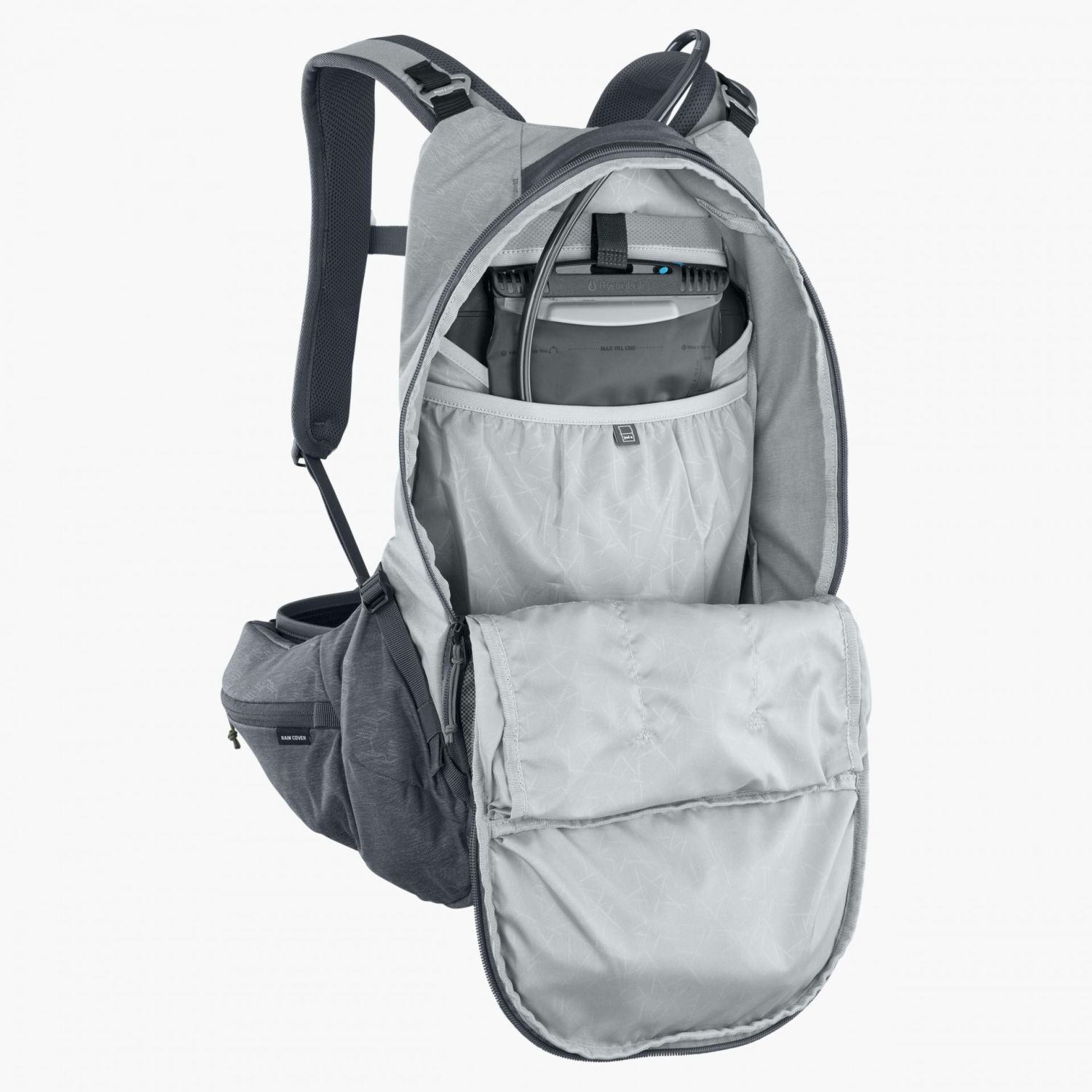 evoc Protector Backpacks Trail Pro 16 S/M Stone - Carbon Grey