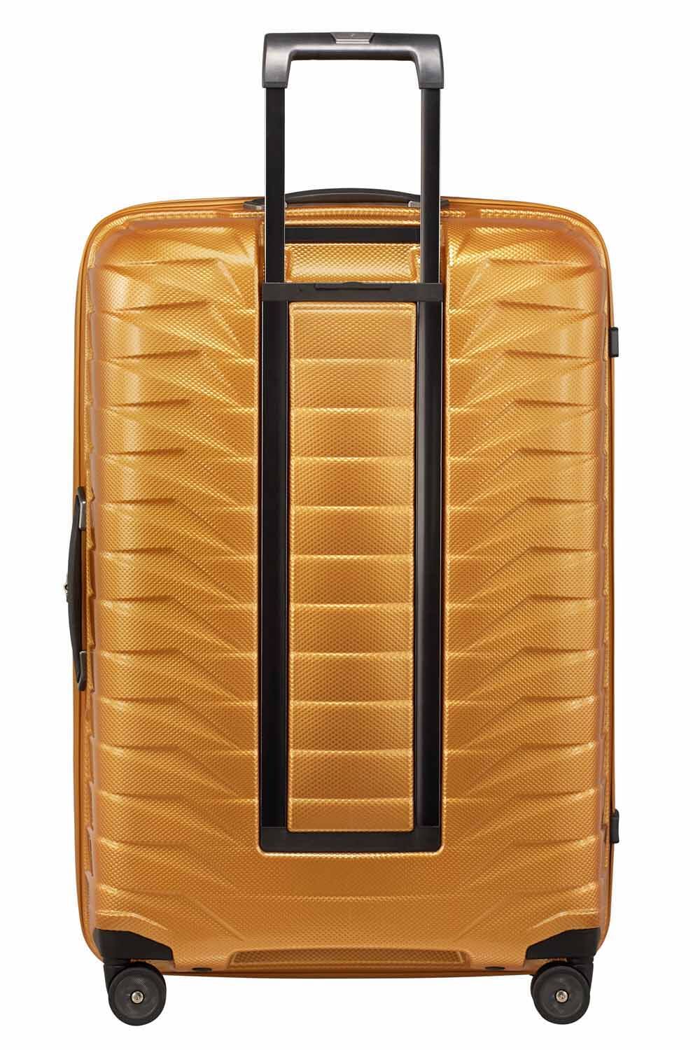 Samsonite Proxis Trolley mit 4 Rollen 75cm + GRATIS HOTELGUTSCHEIN Honey Gold