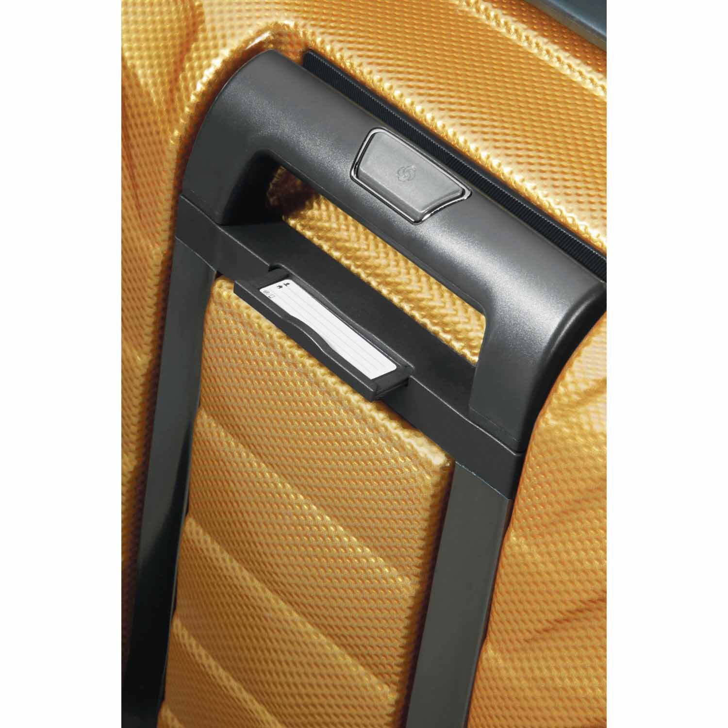 Samsonite Proxis Trolley mit 4 Rollen 75cm + GRATIS HOTELGUTSCHEIN Honey Gold