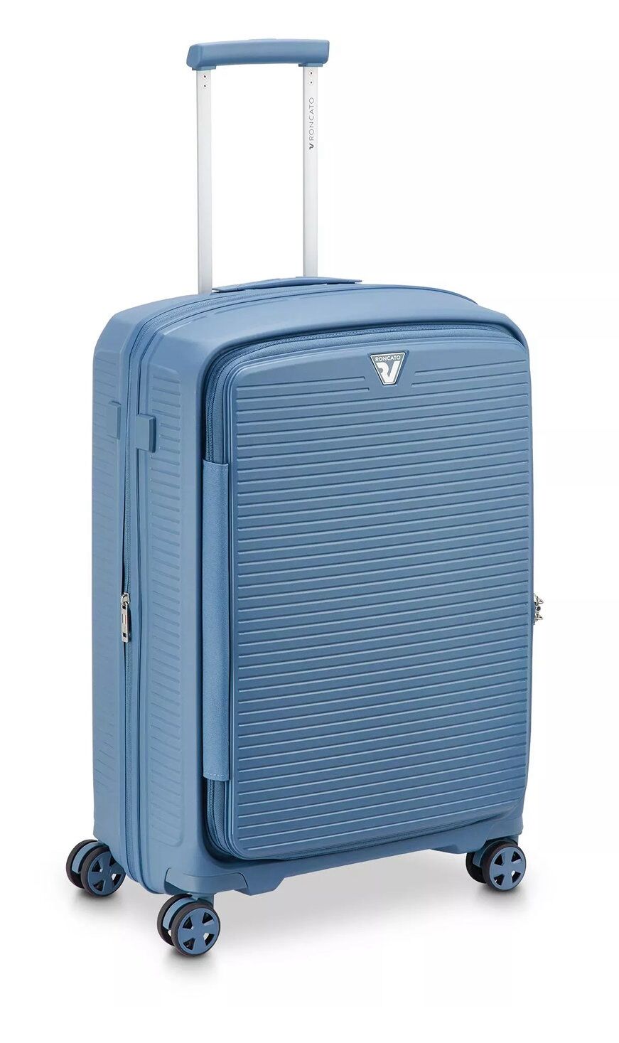 Roncato ARCADE DLX Trolley M (67cm) Erweiterbar Avio Blau