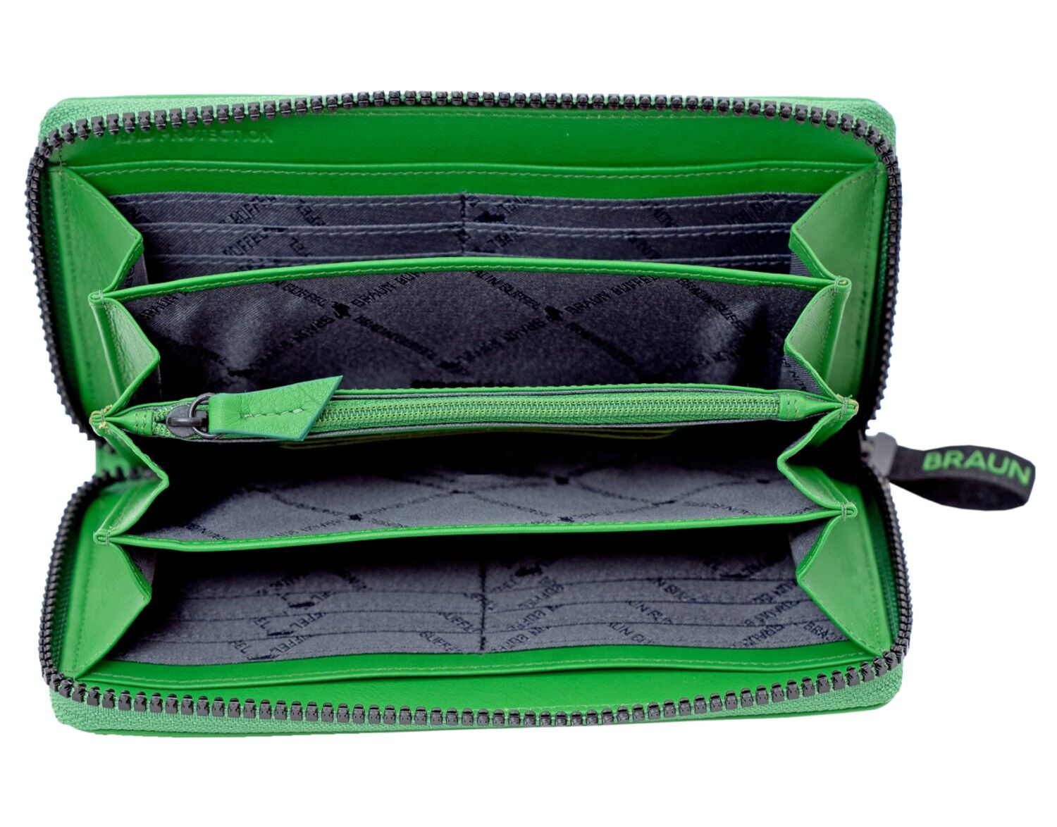 Braun Büffel Capri RFID RV-Geldbörse L 18CS grün
