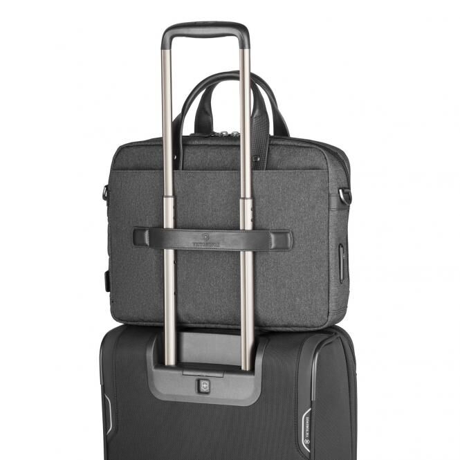 Victorinox Architecture Urban2 Briefcase Melange Grey / Black Victorinox Architecture Urban2 Briefcase Melange Grey / Black