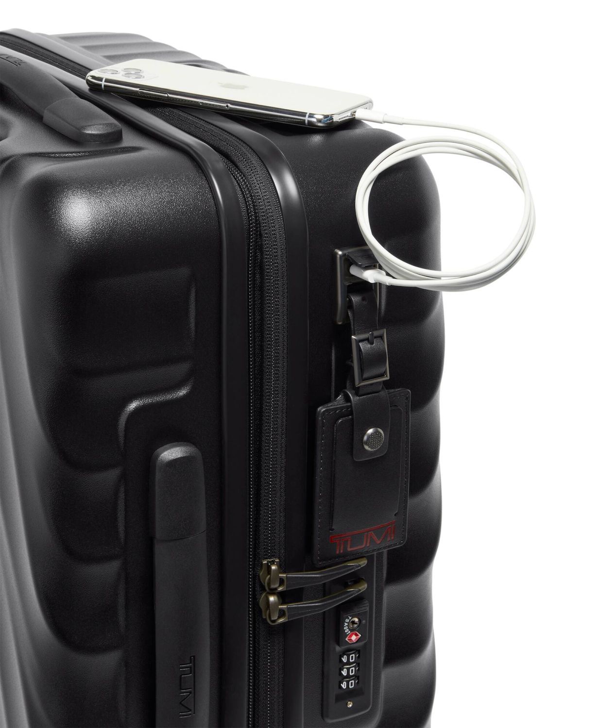 Tumi 19 Degree Continental erweiterbar Handgepäck 55 cm, matte + GRATIS HOTELGUTSCHEIN Black Texture