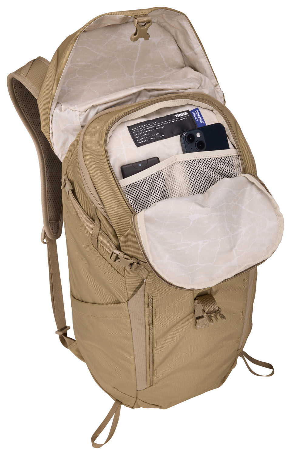 THULE AllTrail Tagesrucksack mit Regenhülle 25L Faded Khaki THULE AllTrail Tagesrucksack mit Regenhülle 25L Faded Khaki