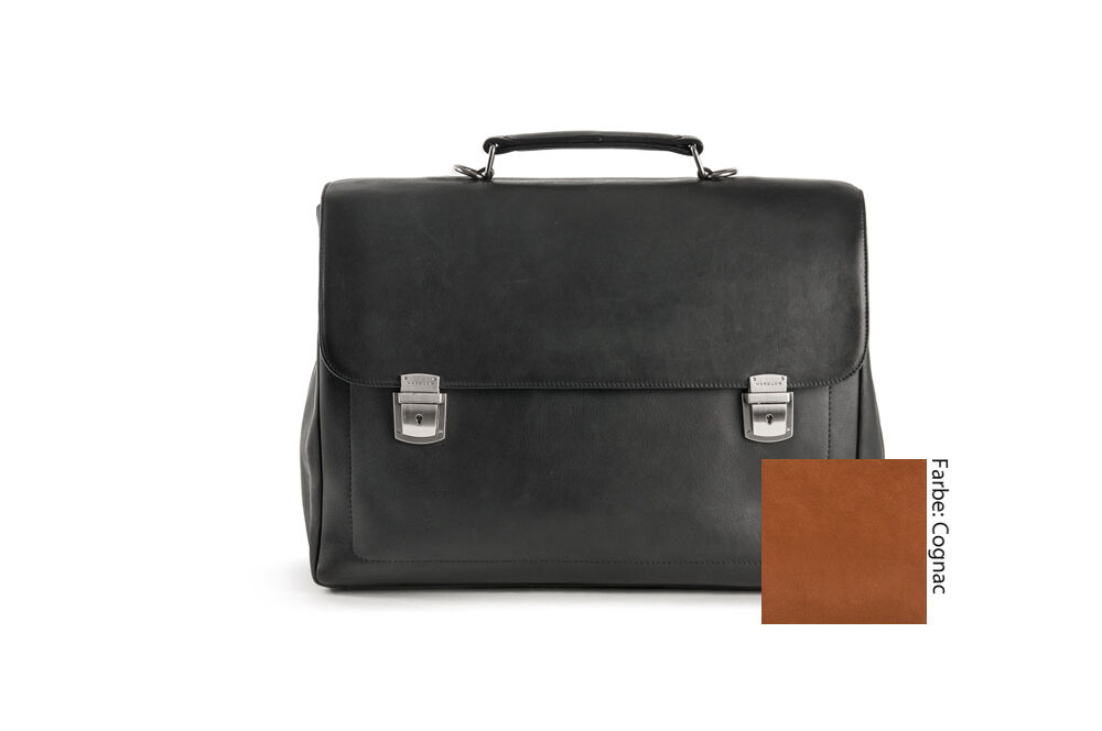 Harold's Campo Mappe lock L Cognac