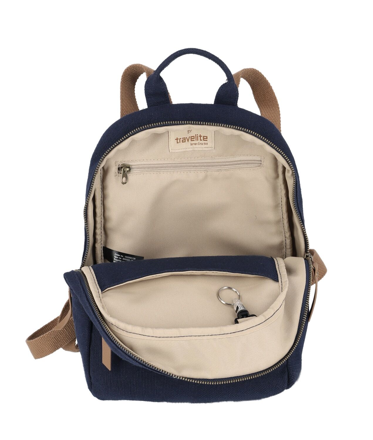 Travelite Hempline kleiner Rucksack Marine Travelite Hempline kleiner Rucksack Marine