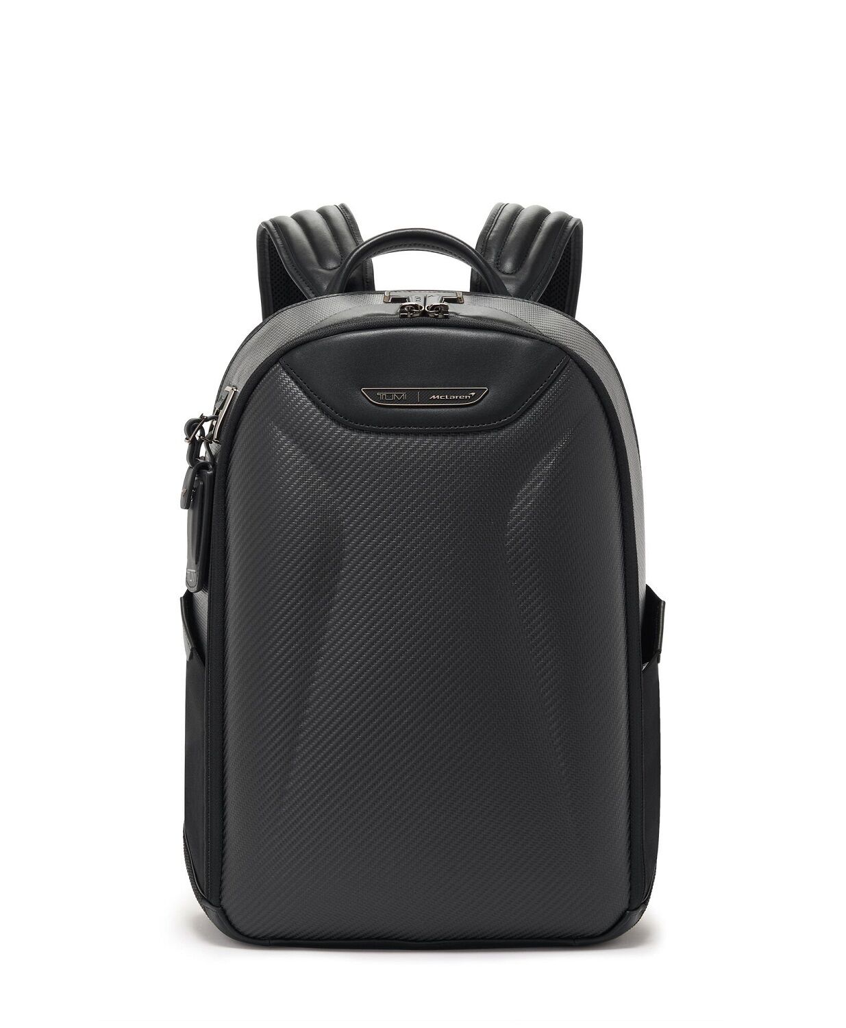 Tumi McLaren Velocity Rucksack aus Carbonfaser und Leder Carbon-black