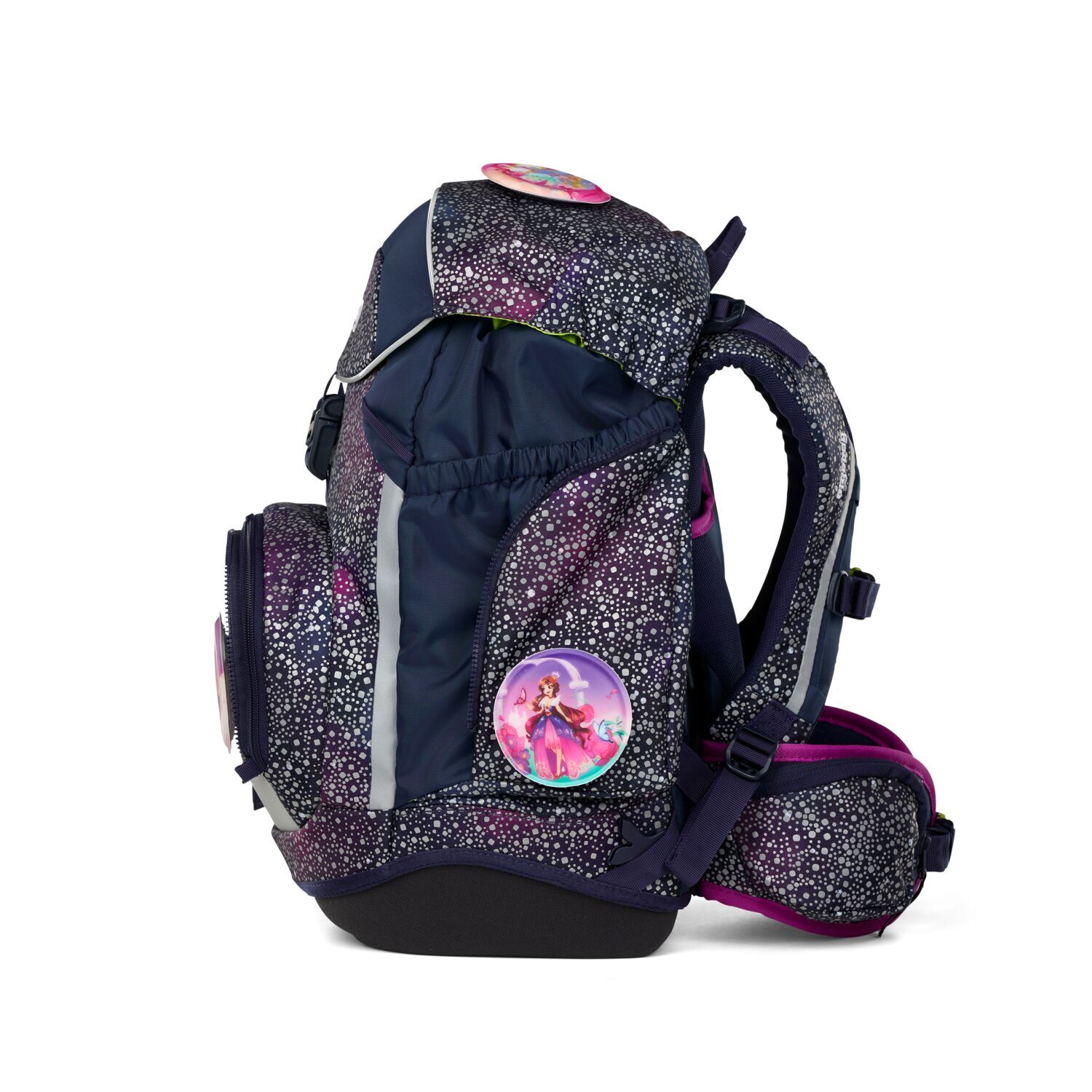 ergobag pack SUPER REFLEX GLOW 6-teiliges Schulrucksack-Set 2025 Bärlaxy