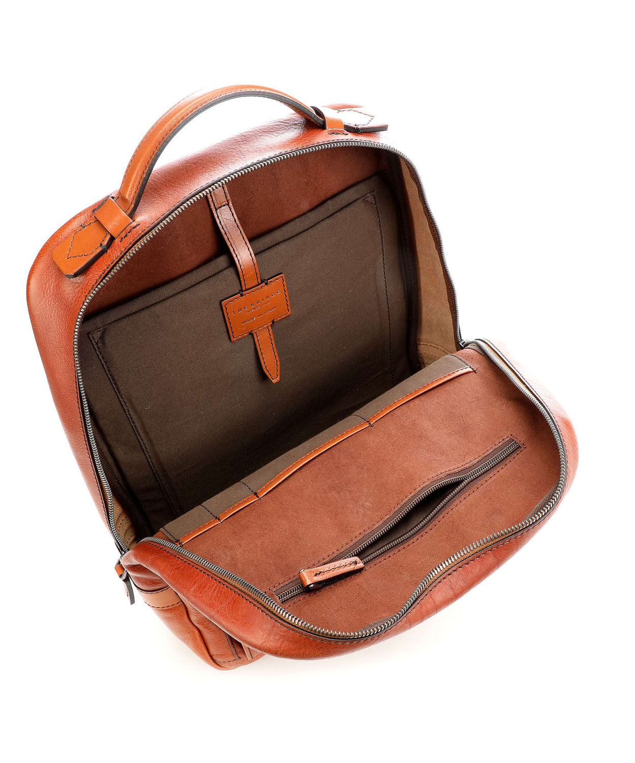 The Bridge Capalbio Laptop Rucksack Cognac