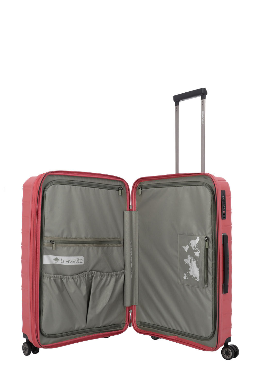 Travelite Mooby Trolley L, 4-Rollen Rot