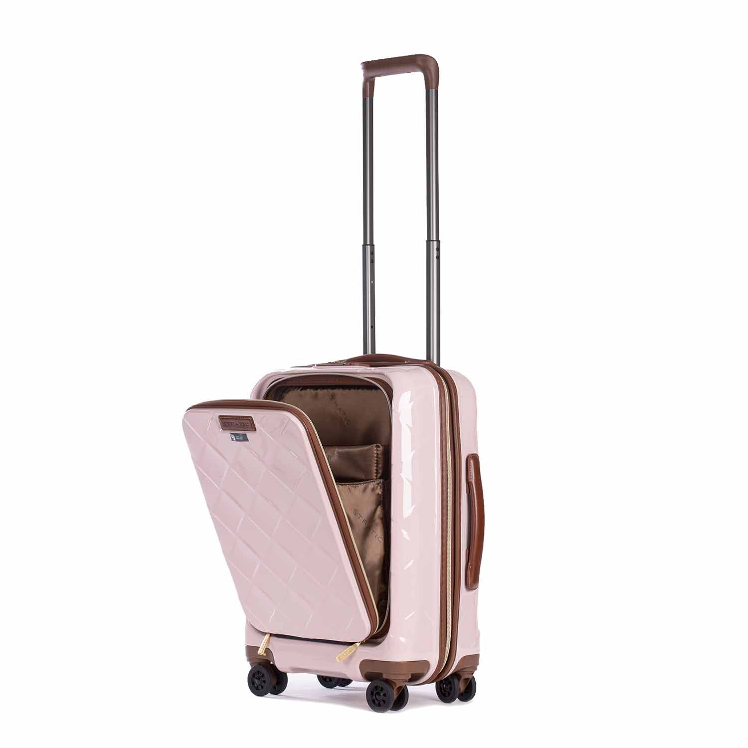 Stratic Leather & More Trolley S mit Vortasche, 4-Rollen