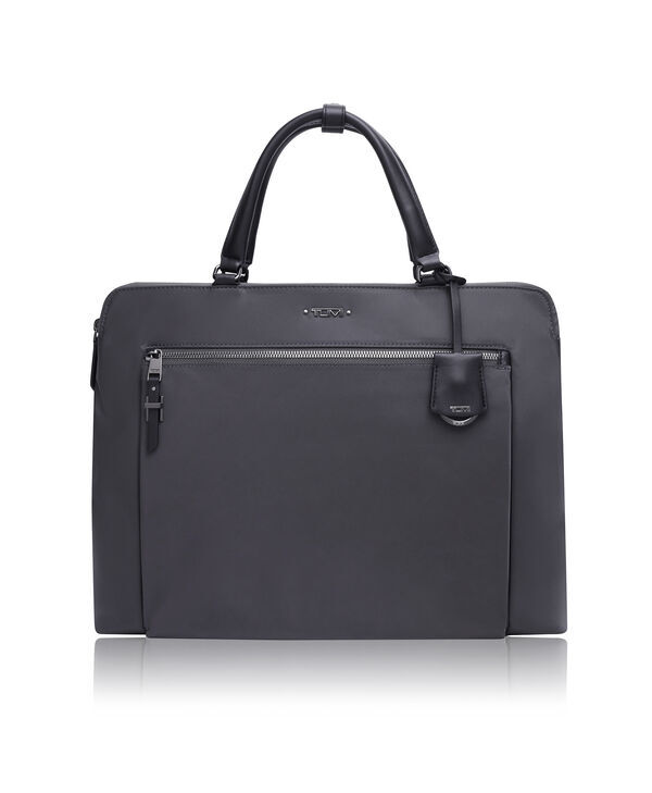 Tumi Voyageur Clare Aktentasche mit Doppelreißverschluss Iron/Black Tumi Voyageur Clare Aktentasche mit Doppelreißverschluss Iron/Black