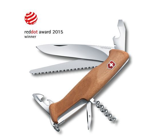 Victorinox Ranger Wood 55, 10 Funktionen, Grosses Taschenmesser