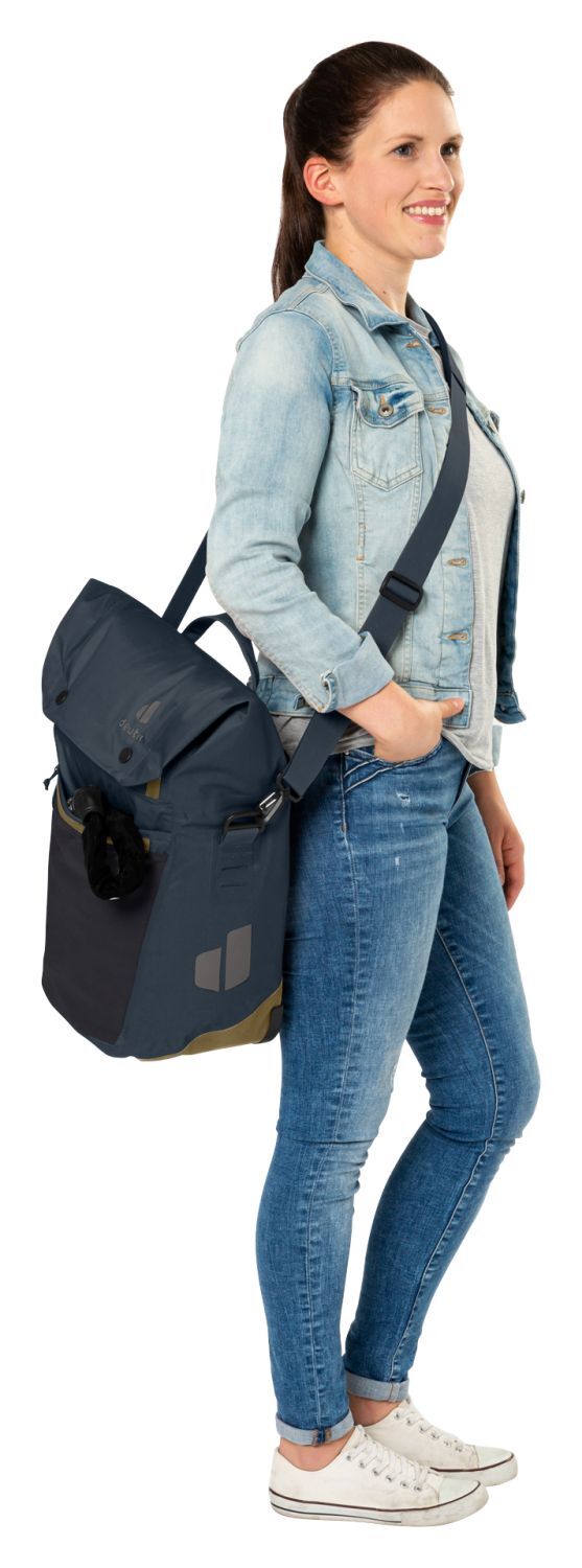 Deuter Mainhattan 17+10 Fahrradtasche  ink-clay