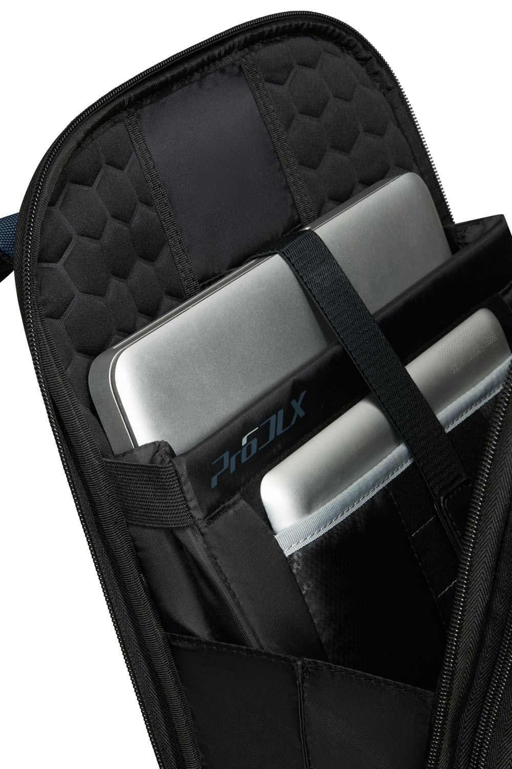 Samsonite Pro-DLX 6 Rucksack expandable 15.6" + GRATIS HOTELGUTSCHEIN Blau