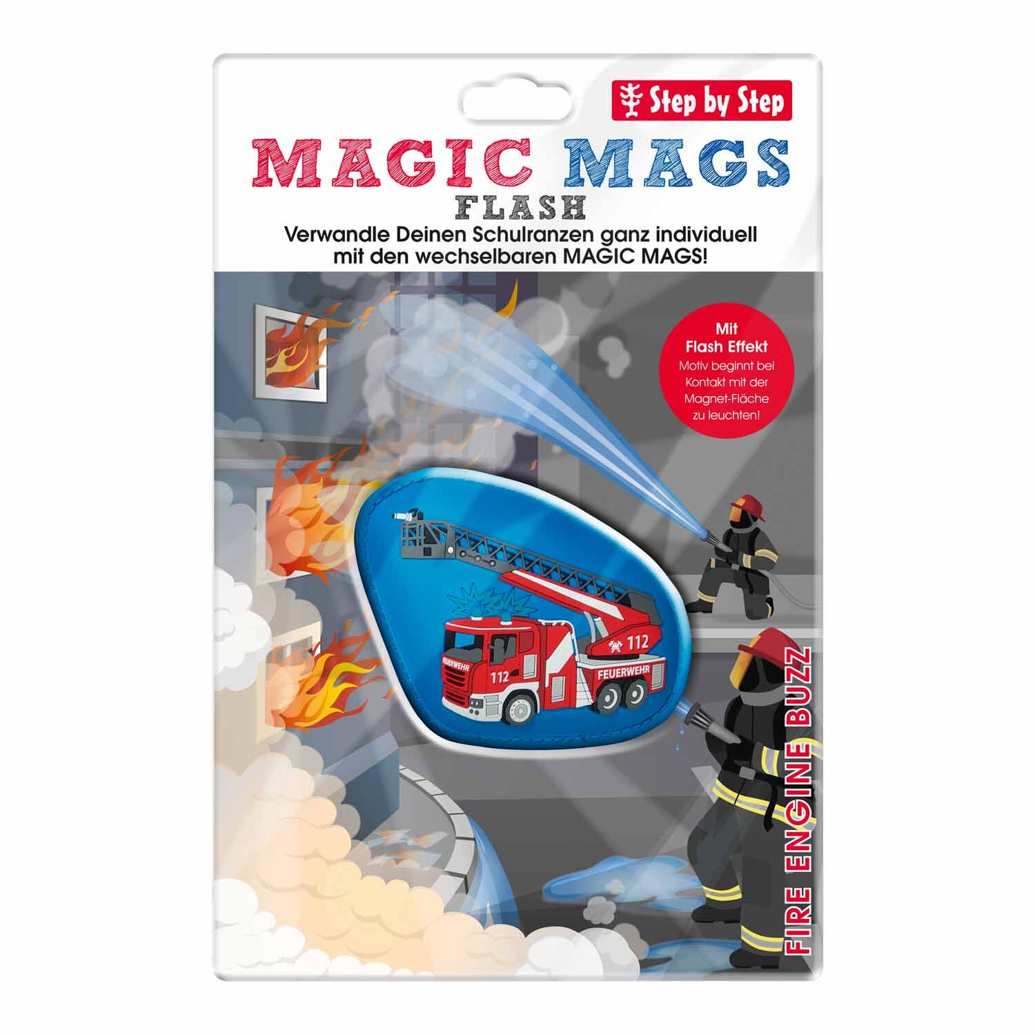 Step by Step MAGIC MAGS FLASH Fire Engine Buzz
