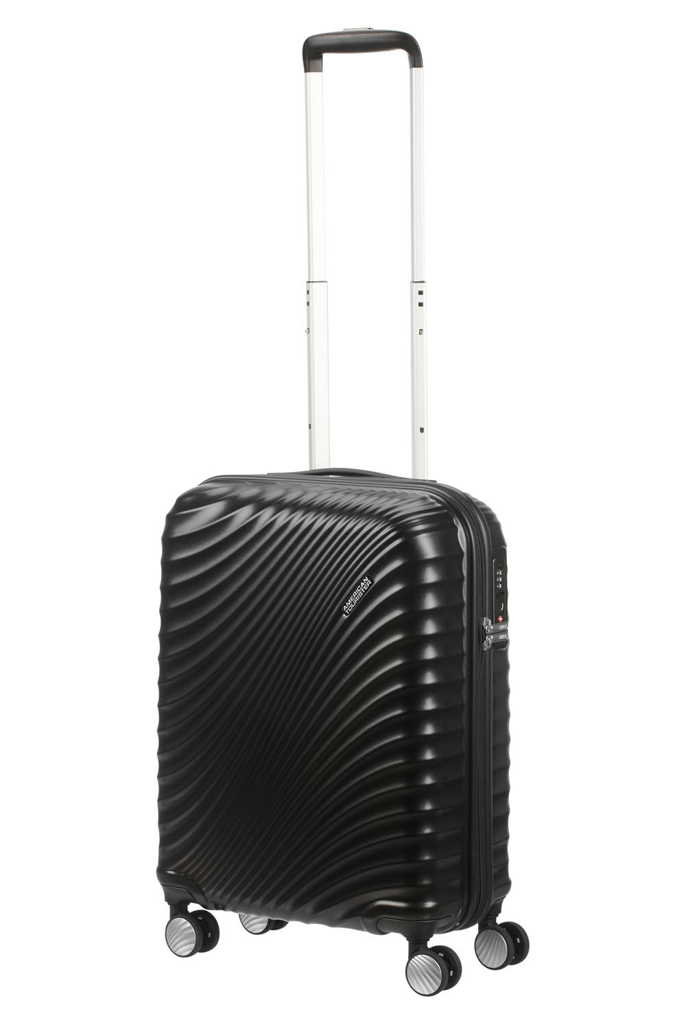 American Tourister Jetglam Trolley mit 4 Rollen 55 Metallic Black