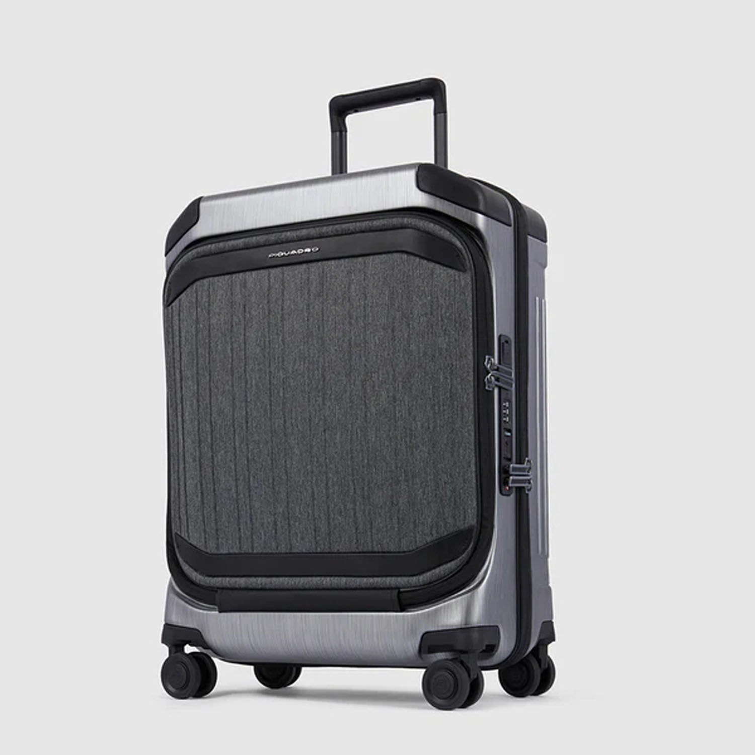Piquadro PQ Light Premium 4-Rollen Laptop-Trolley, Koffer in Handgepäckgröße