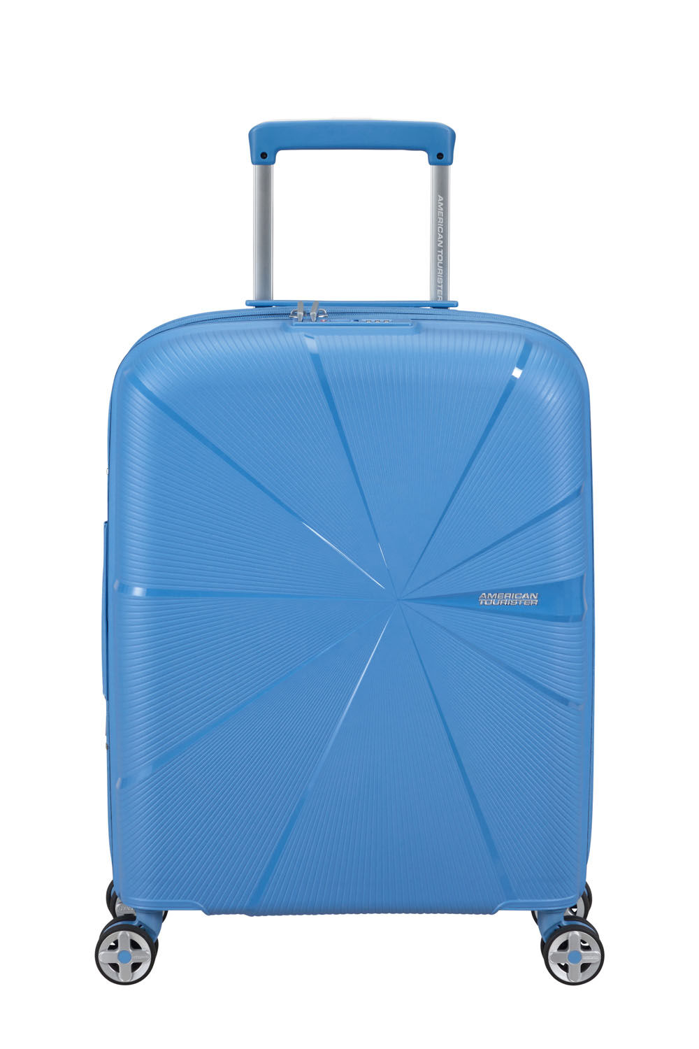 American Tourister StarVibe Handgepäck Trolley 55cm mit 4 Rollen, Erweiterbar Tranquil Blue