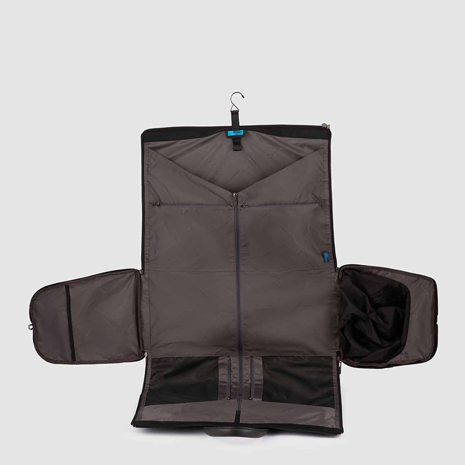 Piquadro Brief 2 Weekender-Kleidersack Aufhängen Schwarz