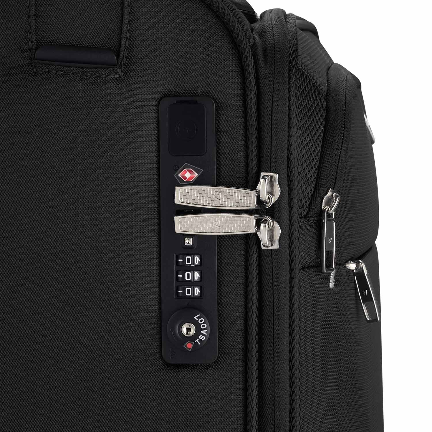 Roncato Joy Handgepäck Carry-On 4-Rollen mit USB-Anschluss Schwarz