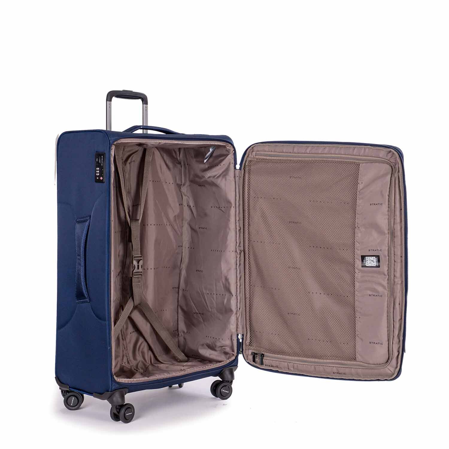 Stratic MIX Koffer L 4-Rollen, erweiterbar blue