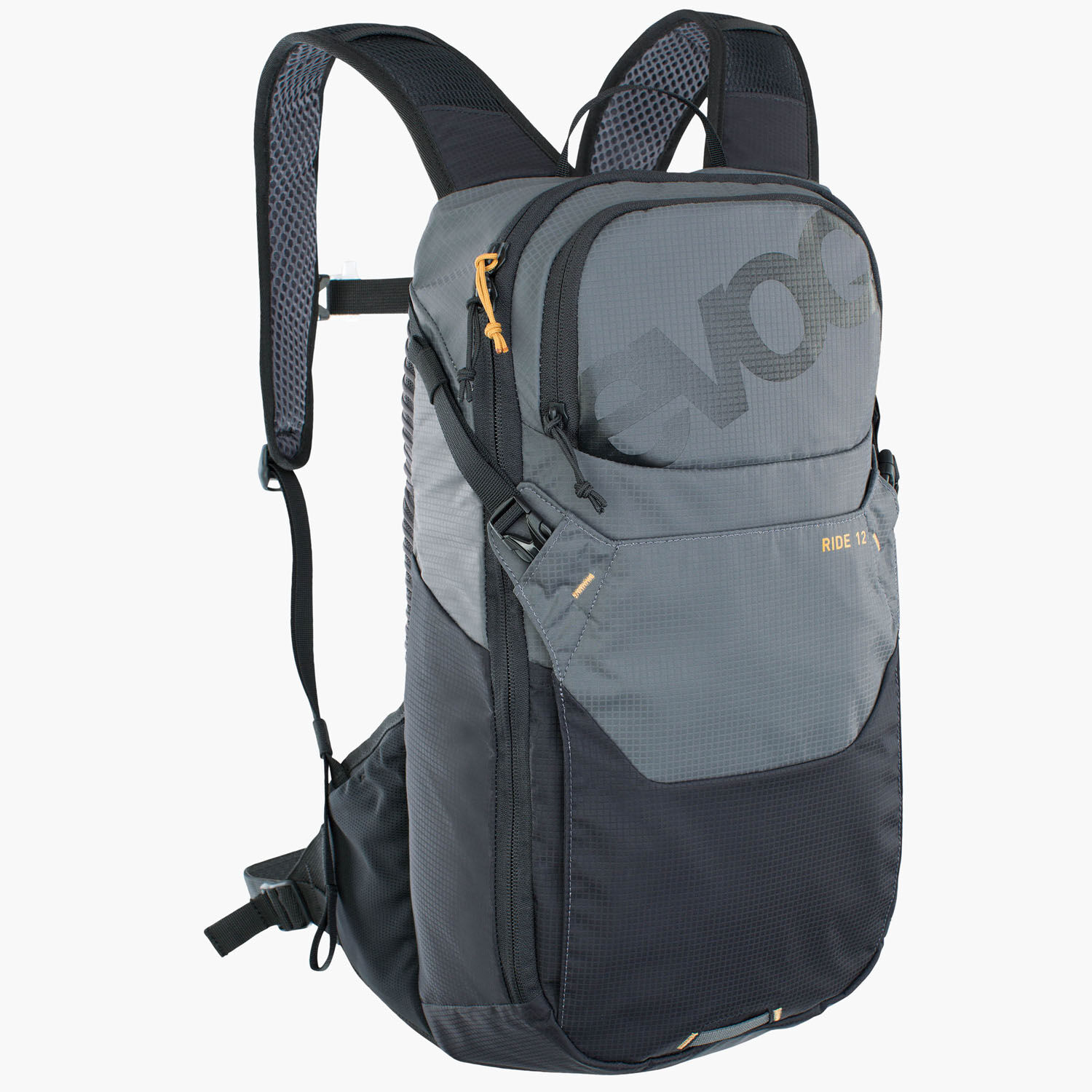 evoc RIDE 12 Bike-Backpack Carbon Grey - Black