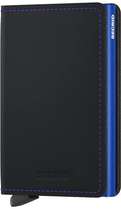 Secrid Slimwallet Matte SM-Black & Blue