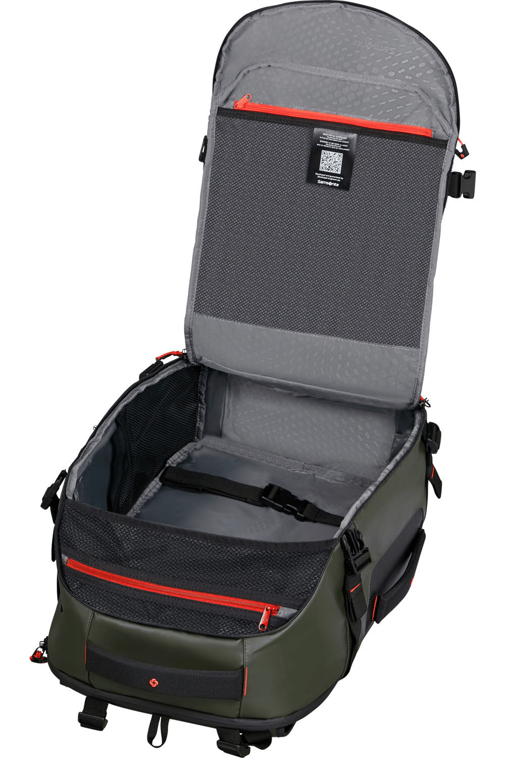 Samsonite Ecodiver Reise-Rucksack S 38L mit 17.3" Laptopfach + GRATIS HOTELGUTSCHEIN Climbing Ivy