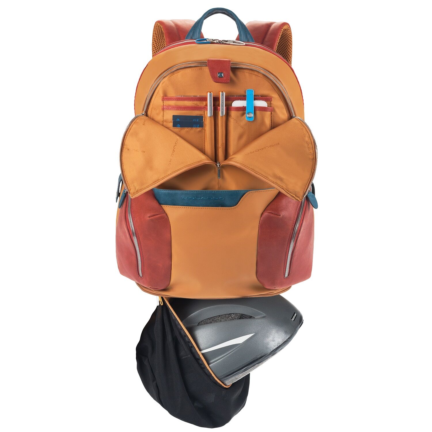 Piquadro Coleos Ausdehnbarer Laptoprucksack cloud taupe