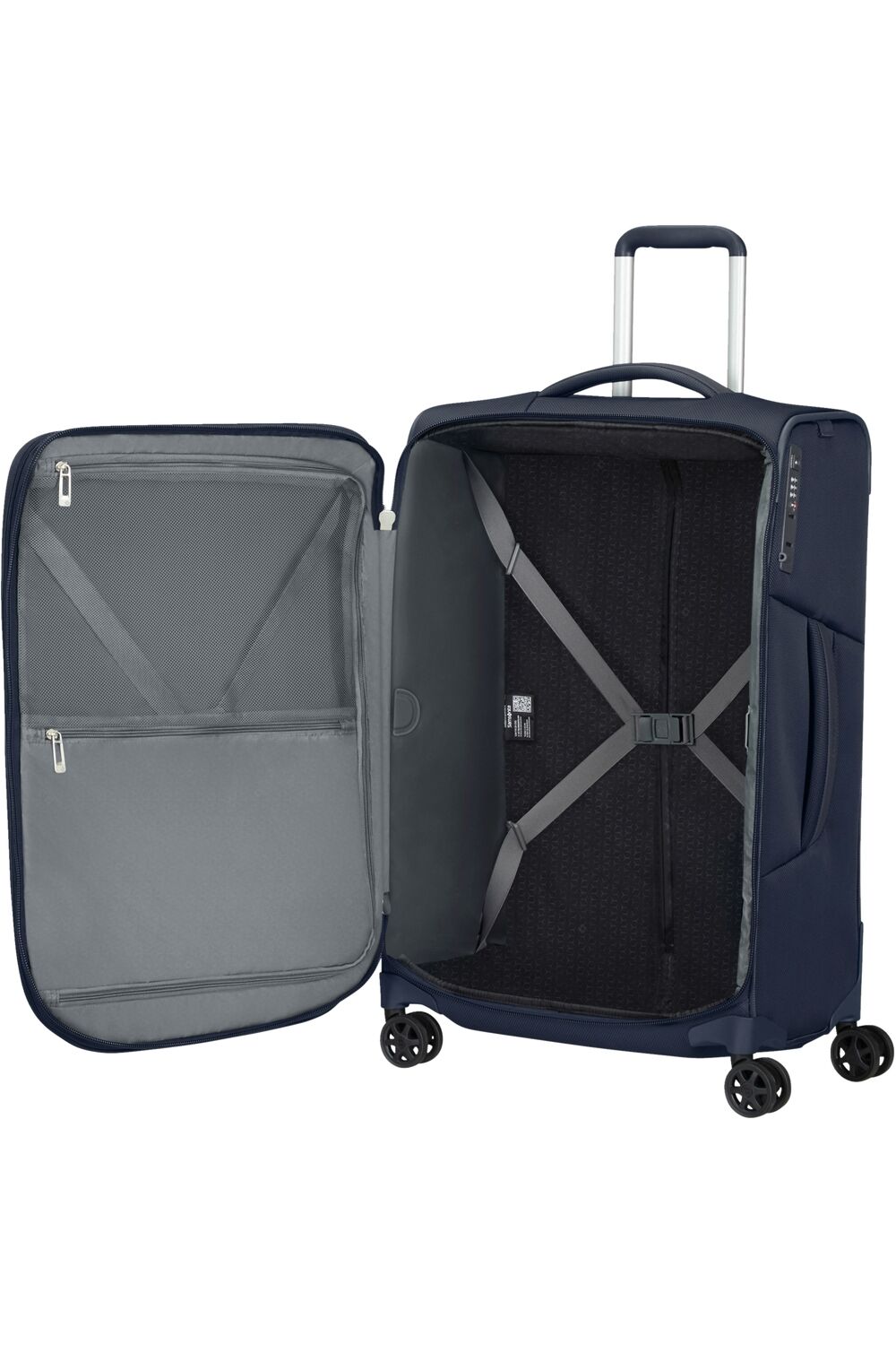 Samsonite Respark Trolley mit 4 Rollen erweiterbar 67cm + GRATIS HOTELGUTSCHEIN Midnight Blue