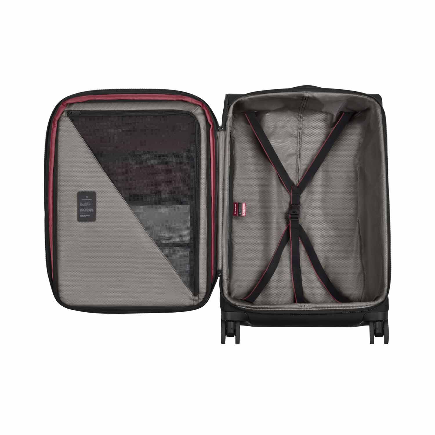 Victorinox Crosslight Medium Softside Case 4-Rollen, erweiterbar Schwarz Victorinox Crosslight Medium Softside Case 4-Rollen, erweiterbar Schwarz