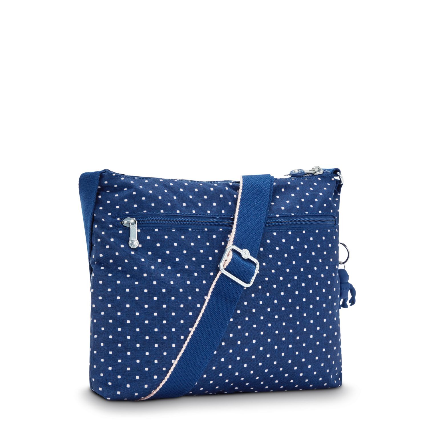 Kipling ALVAR Mittelgroße Schultertasche Soft Dot Blue
