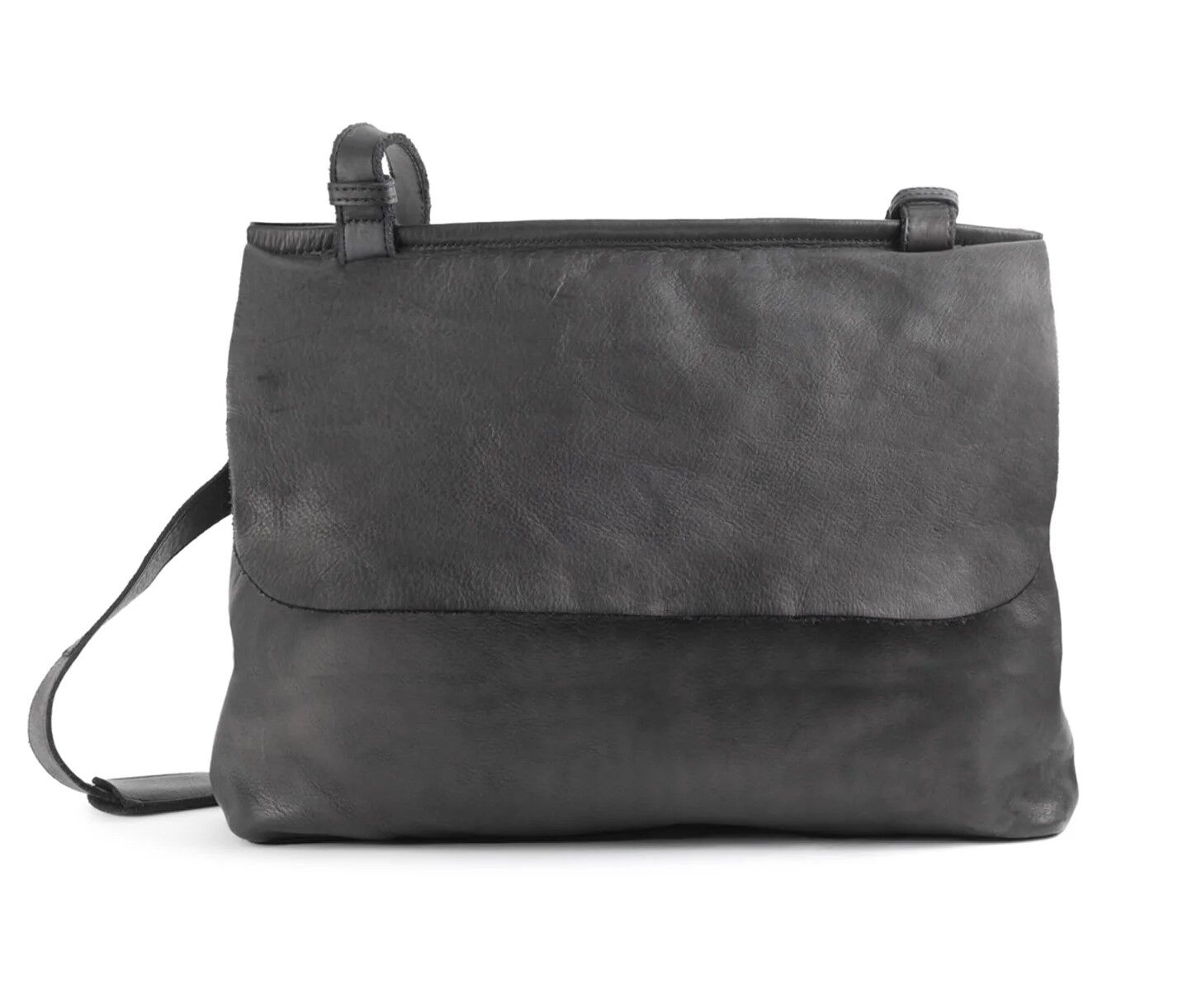 Harold's Submarine Schultertasche mit Überschlag M schwarz