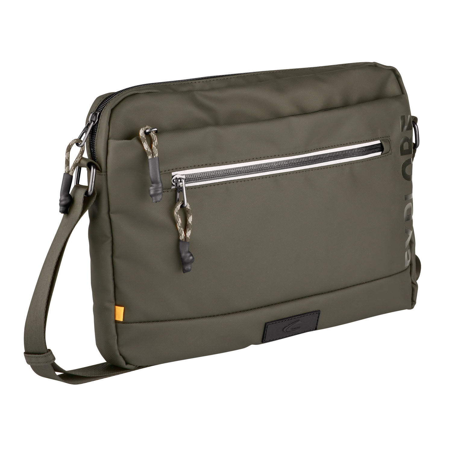 Camel Active Explore Cross Bag M aus recyceltem Nylon Khaki
