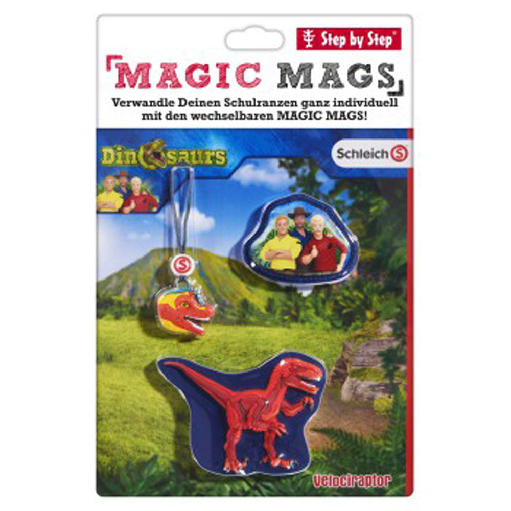 Step by Step MAGIC MAGS Limited Edition schleich®, 3-teiliges Set Dinosaurs "Velociraptor" Step by Step MAGIC MAGS Limited Edition schleich®, 3-teiliges Set Dinosaurs "Velociraptor"