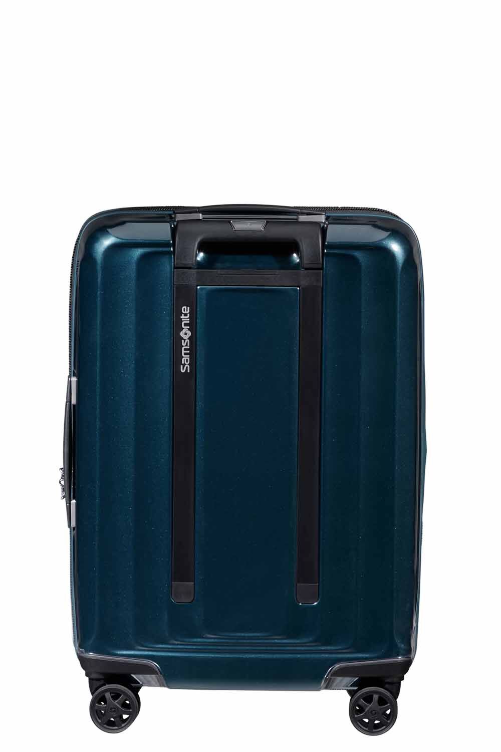 Samsonite Nuon Trolley mit 4 Rollen erweiterbar 55cm + GRATIS HOTELGUTSCHEIN Metallic Dark Blue Samsonite Nuon Trolley mit 4 Rollen erweiterbar 55cm + GRATIS HOTELGUTSCHEIN Metallic Dark Blue