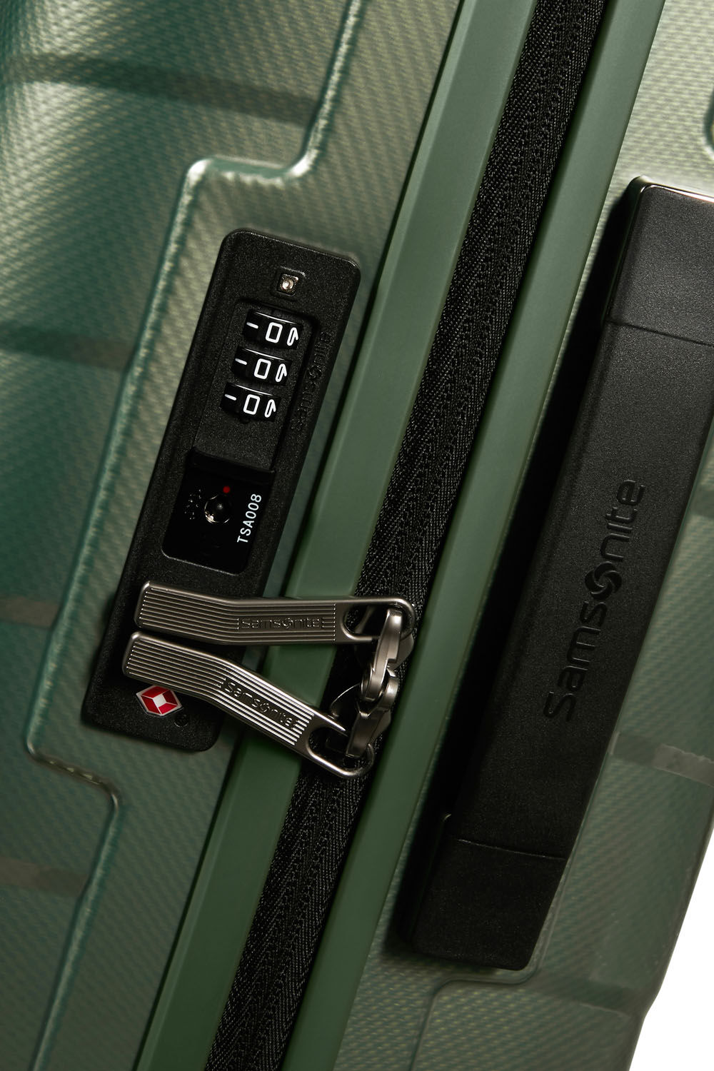 Samsonite Attrix Trolley mit 4 Rollen erweiterbar 55cm (20/23cm) Basil Green