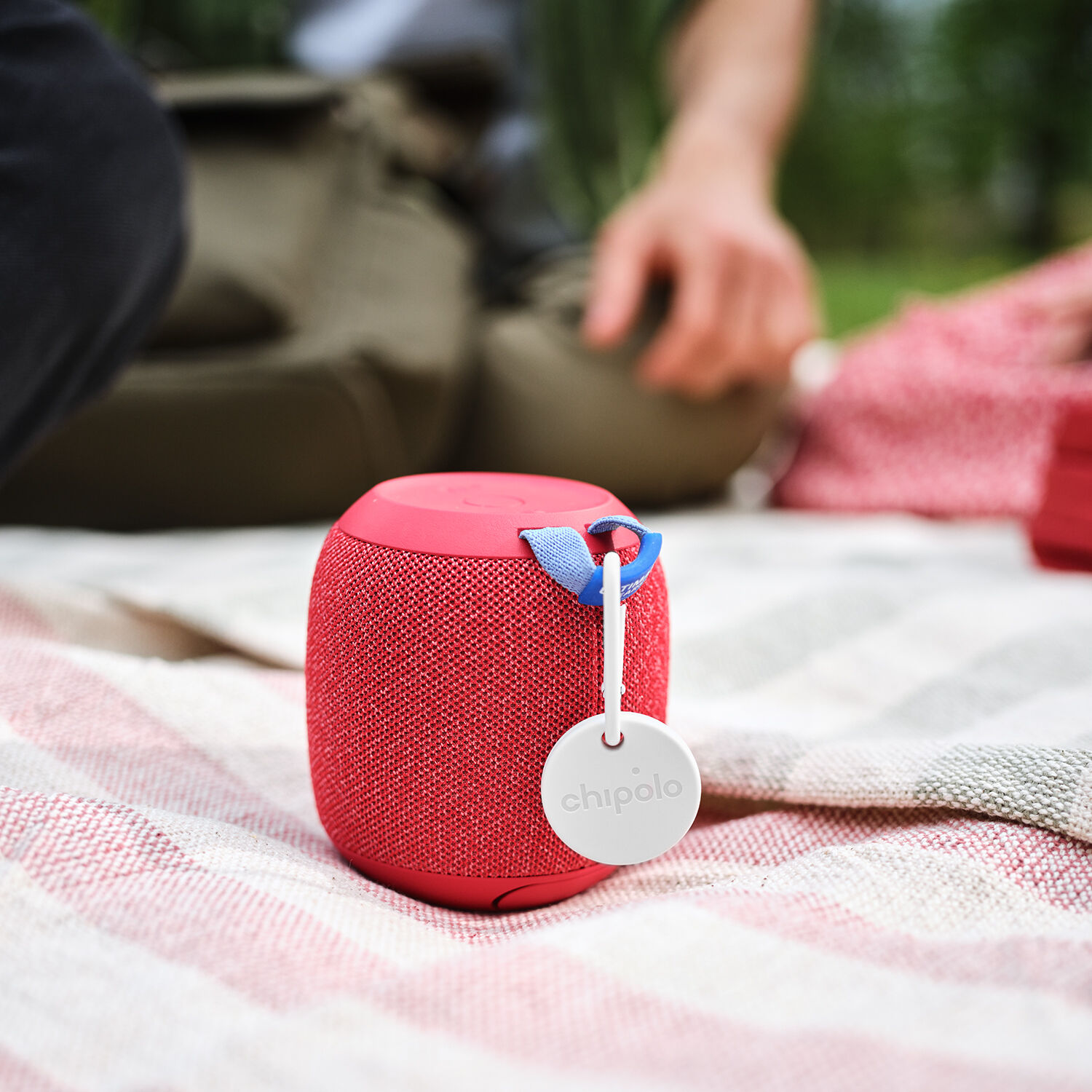 Chipolo ONE Point - Gegenstandsfinder von ”Mein Gerät finden” von Google-App Off white