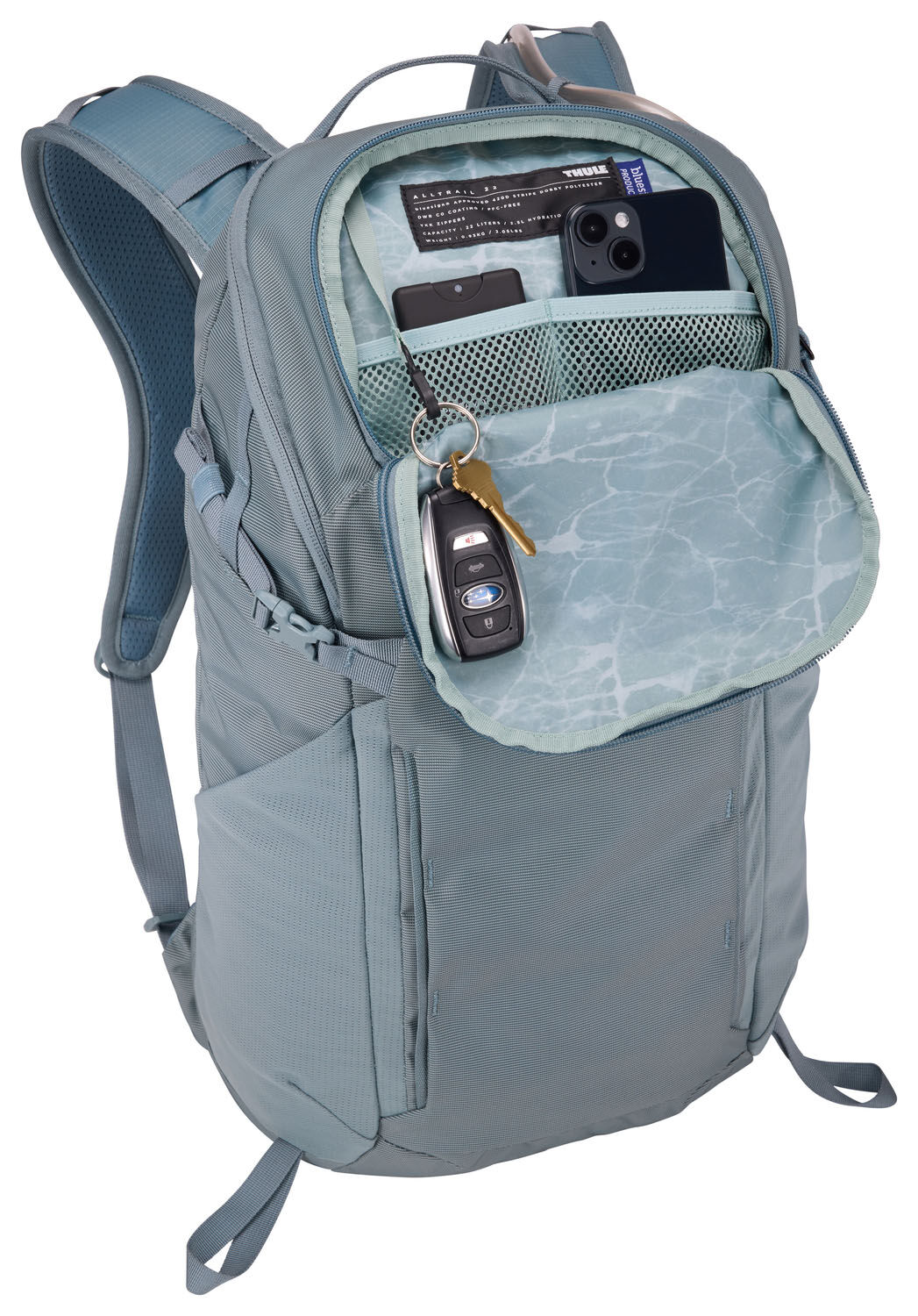 THULE AllTrail Trinkblasenrucksack 22L Pond Gray
