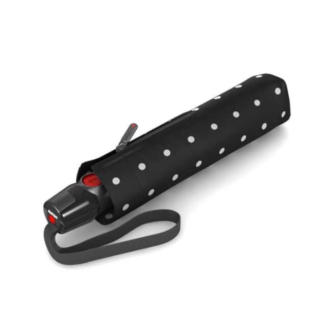 Knirps T.200 Medium Duomatic Automatischer Taschenschirm mit UV-Schutz kelly black