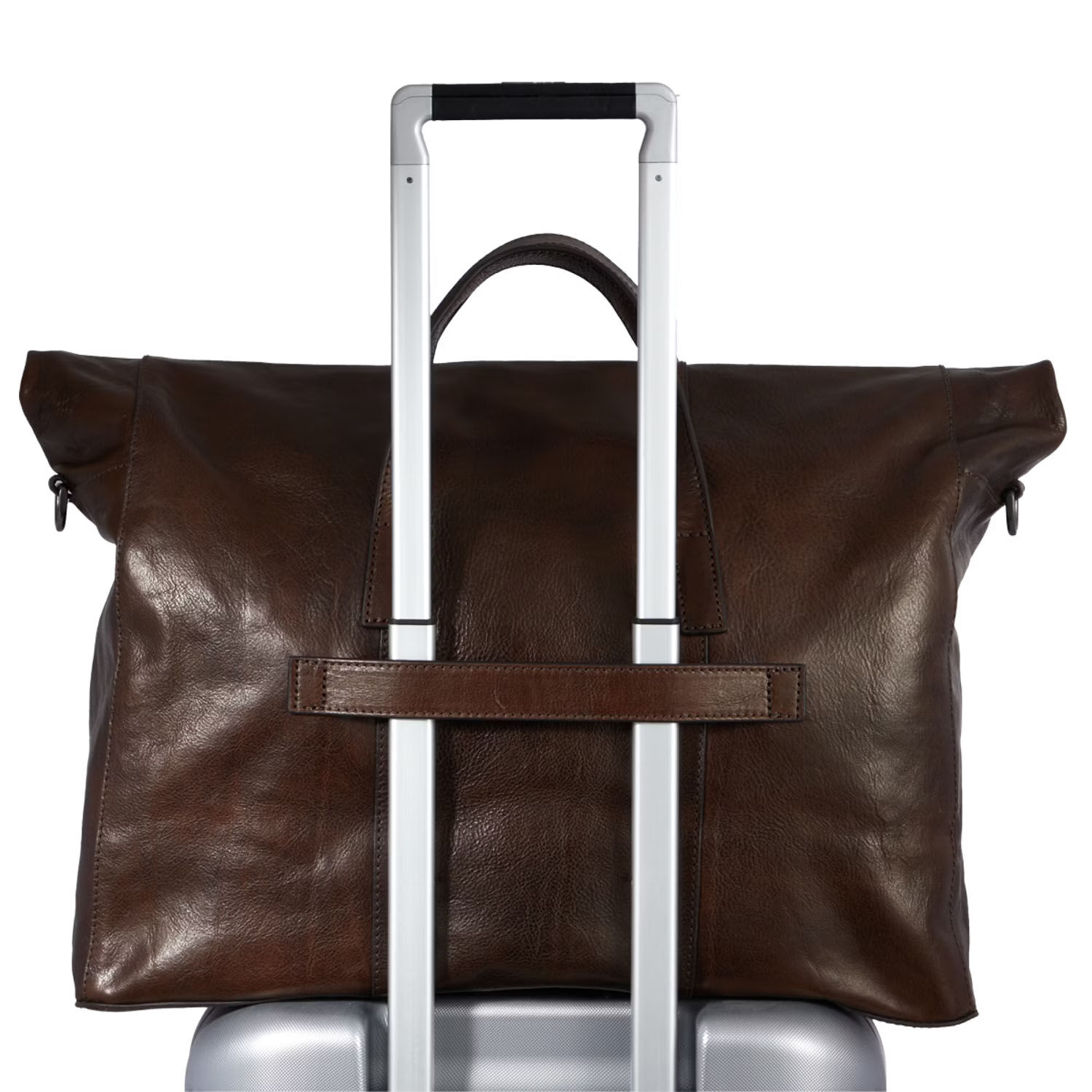 The Bridge Alberto Wild Leder-Reisetasche 50cm Kastanie/Ruthenium