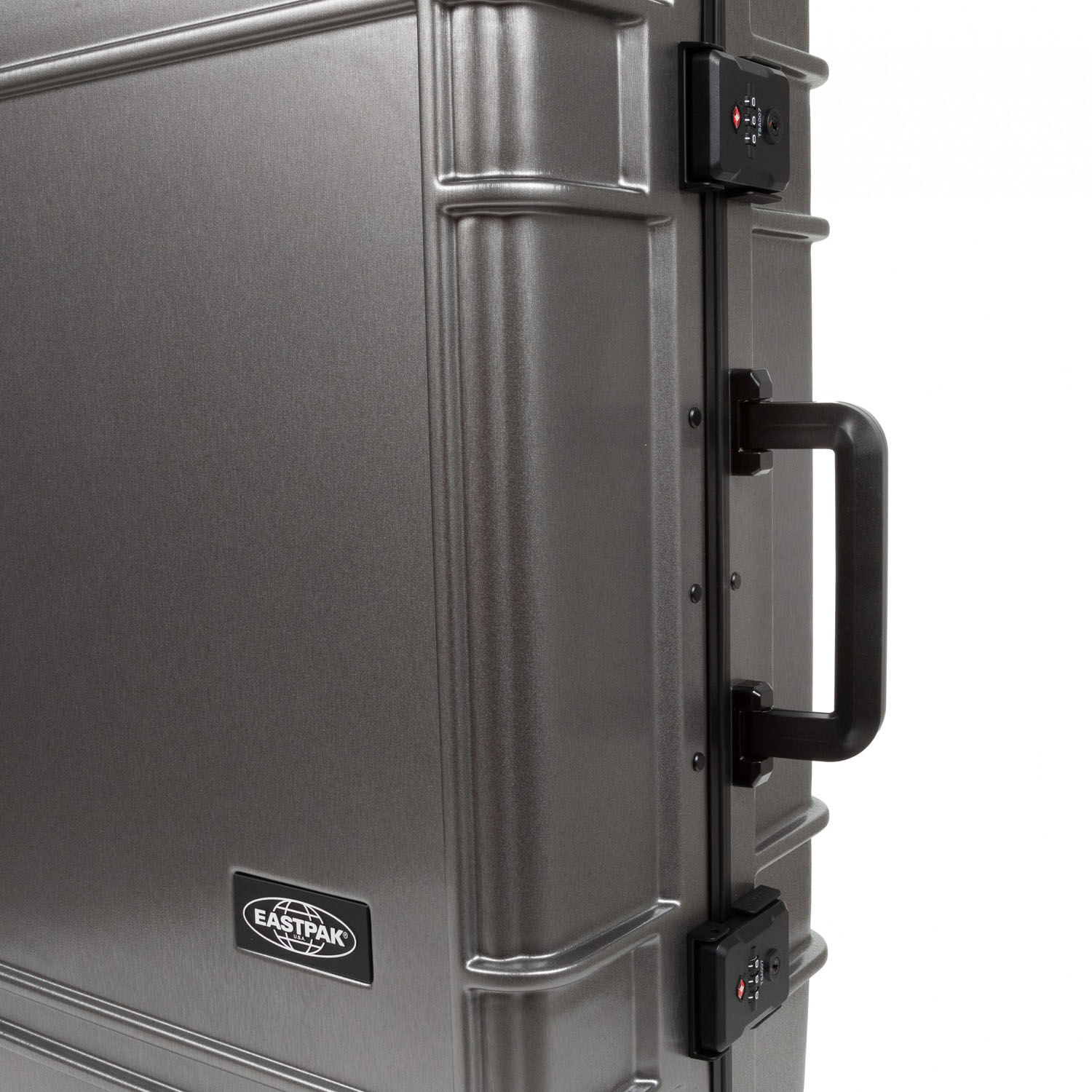 Eastpak RESIST'R CASE M Robuster Hartschalen-Trolley Brushed Metal