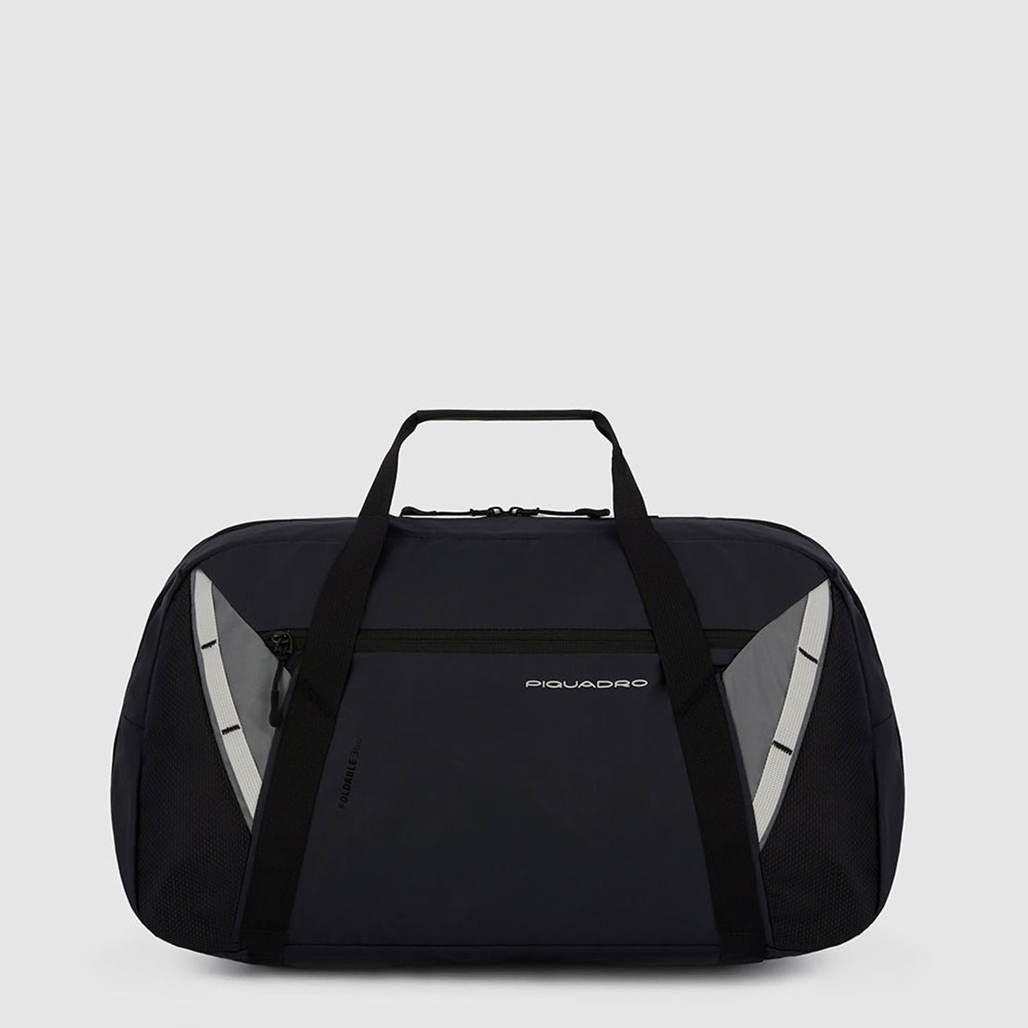 Piquadro Foldable Faltbarer Weekender aus rezykliertem Stoffm Stoff Schwarz