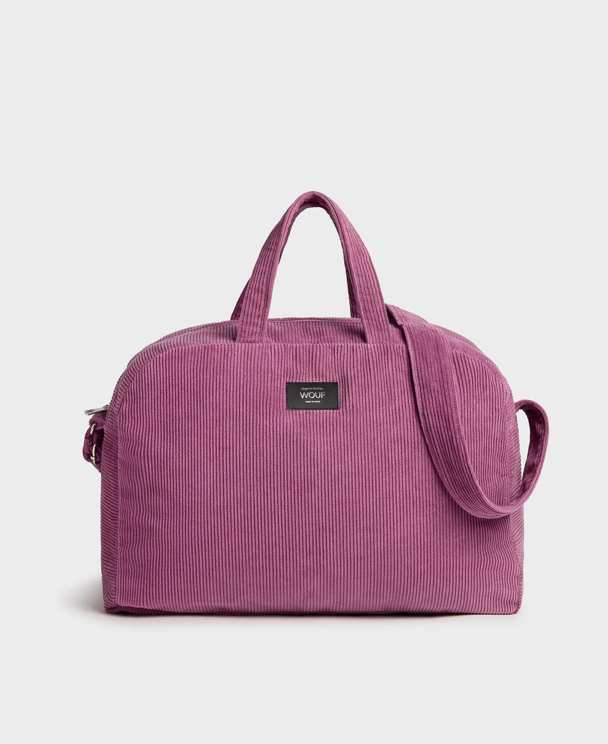 Wouf Corduroy Collection Weekend Bag Mauve