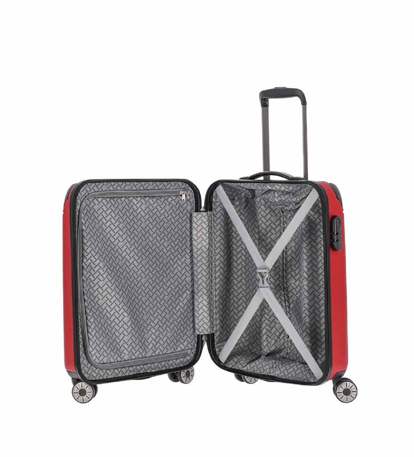 Travelite City Trolley S 4R 55cm Rot Travelite City Trolley S 4R 55cm Rot