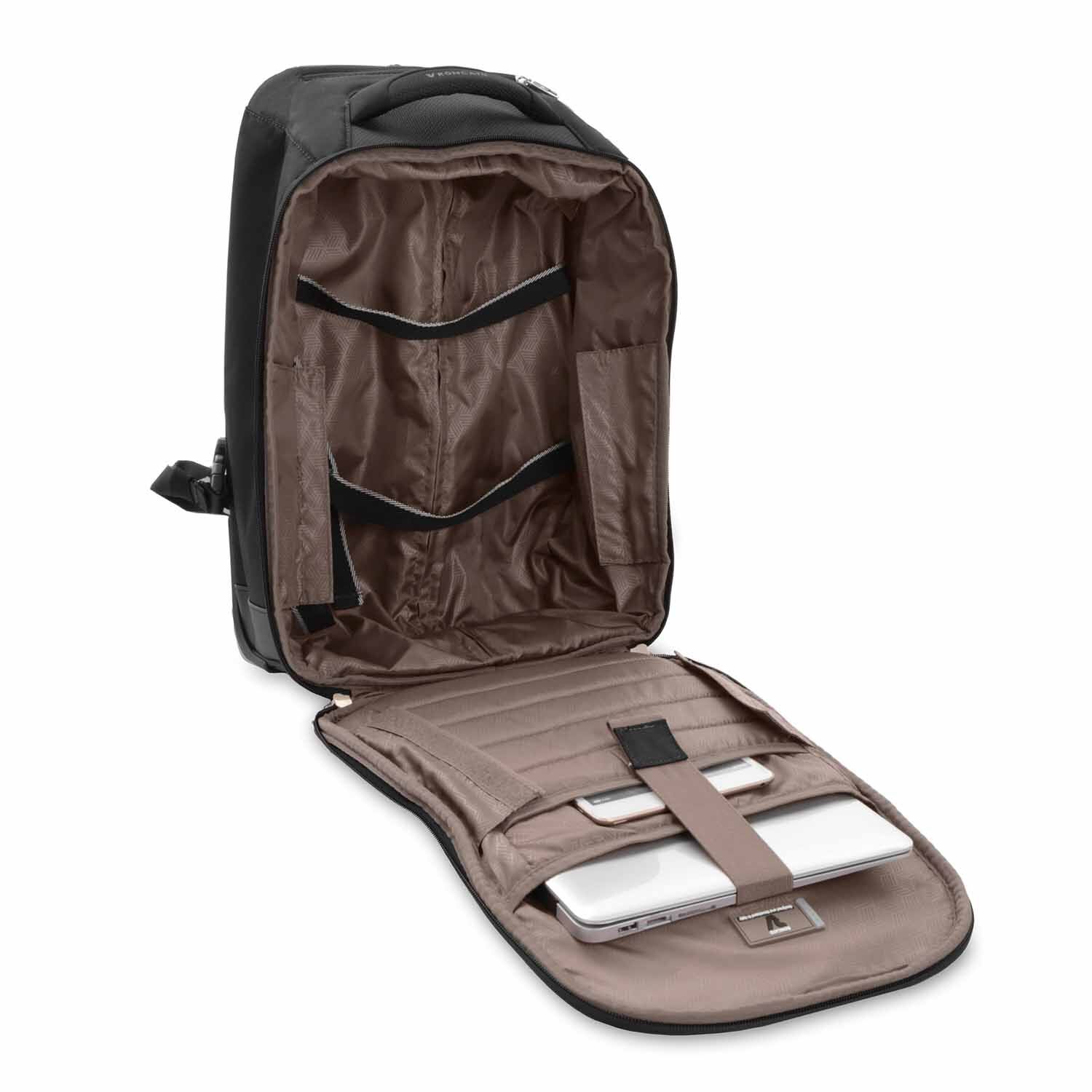 Roncato Joy Medium Trolley-Rucksäcke Carry-On auf 2-Rollen Schwarz